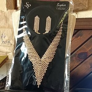 Sophia collection rhinestone set